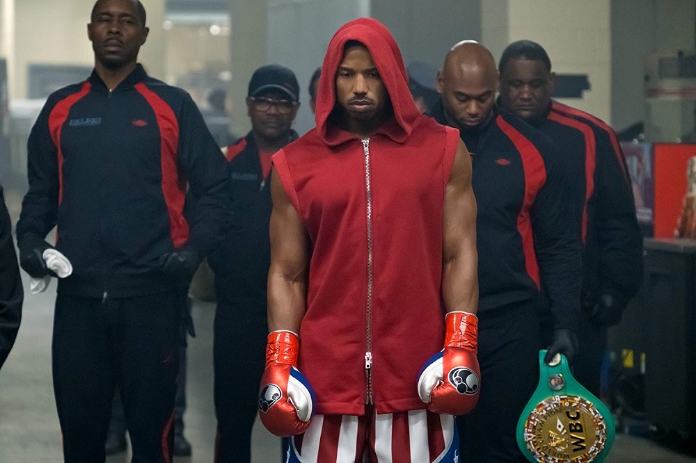 مایکل بی.جردن در نمایی از  فیلم سینمایی «کرید ۲» (Creed II)